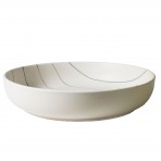 Robert Gordon | Coastal Junction | Salad Bowl 28cm | Cream with Green Stripe